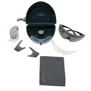 Wiley X Spear Tactical Goggles Black Frame Gray Clear Lenses Z87-2 CQC Case Set